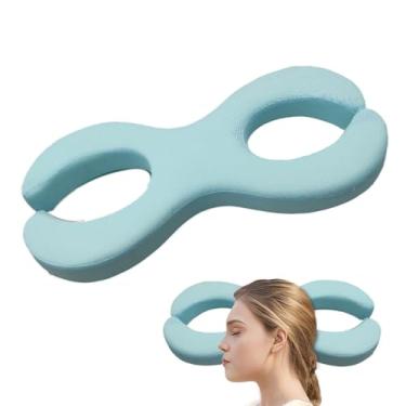 Imagem de Travesseiro facial para baixo, travesseiro de massagem voltado para baixo | Almofada facial de viagem - Travesseiro relaxante de rosto para baixo para dormir de lado, travesseiro de mensagem confortáv