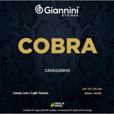 Imagem de Encordoamento Cavaquinho Cobra Niquel GESCL - Giannini S/A