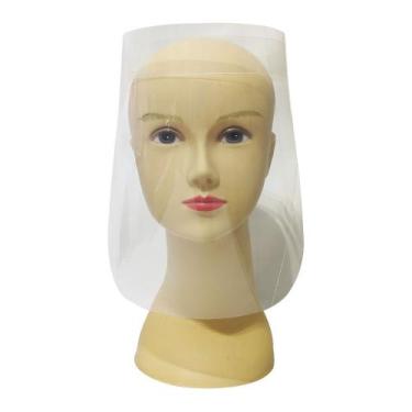 Imagem de Mascara Face Shield kit 10 uni Facial Protetor Ajustavel Viseira Respi