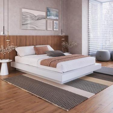 Imagem de Cama Casal Queen Suspensa Zurique CZ1160 Art in Móveis, Branco
