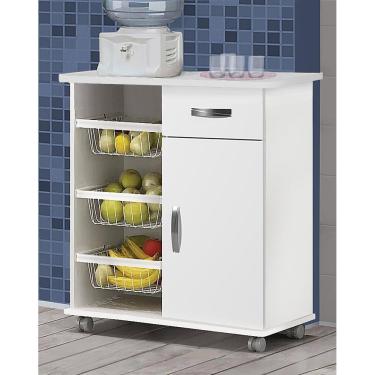 Imagem de Balcão Com Fruteira  Branco  - Premium