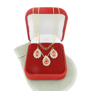 Imagem de Corrente Feminina 45/50cm 1mm Brinco Folheado Ouro 18k Cj111a - Wnbijo