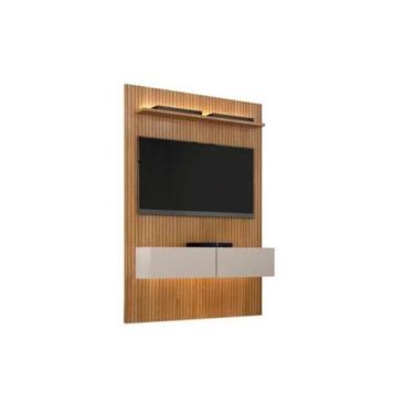 Imagem de Home Suspenso Frisado Curitiba com Nicho 134Cm Valdemoveis