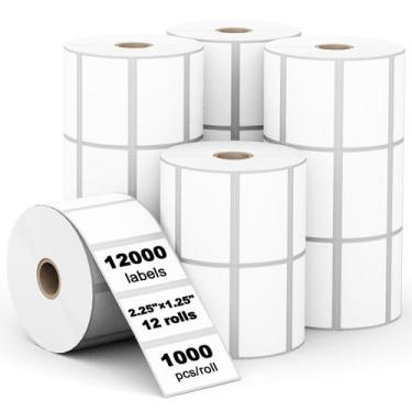 Imagem de Etiquetas Adesivas Labelbal - 12.000 Etiquetas (12 Rolos)