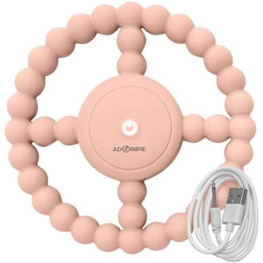 Imagem de Anéis de Dentição Adoripie de Silicone Vibratório para Bebês (6-18 Mes