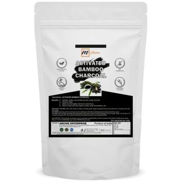 Imagem de Carvão Vegetal Ativado de Bambu MgAnna 100g para Clareamento Dental