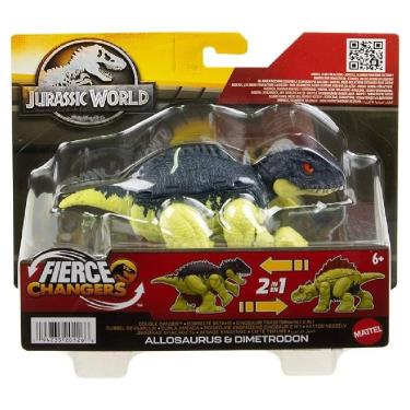 Imagem de Dinossauro - Jurassic World - Allosaurus E Dimetrodon MATTEL