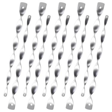 Imagem de Taefuwr 10 peças de dispositivos de medo de pássaros, hastes refletivas repelentes de pássaros, varetas assustadoras de dissuasão de pássaros, hastes espirais refletoras, refletores de pássaros de