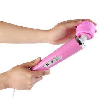 Imagem de Varinha Mágica Masturbador Feminino Vibrador Clitoris Vagina Rosa - MI