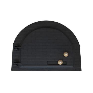 Imagem de Porta Forno Fogão a Lenha Pizza Ferro Fundido Igloo 52x42cm - FUNDIÇÃO