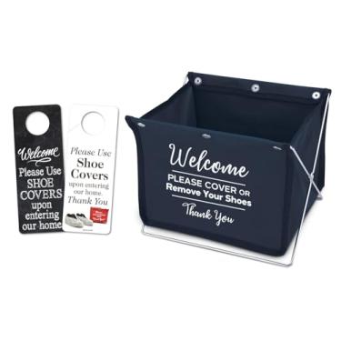 Imagem de Suporte de capa de sapato dobrável, 506-507, Azul