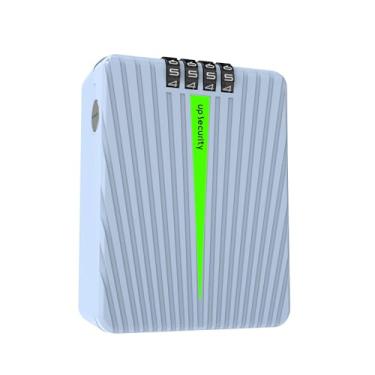 Imagem de UP Security Cofre pequeno para chaves com código, caixas de bloqueio de combinação para itens pessoais, suporte de parede mini cofre para casa cofre pessoal, dinheiro, joias, armazenamento de