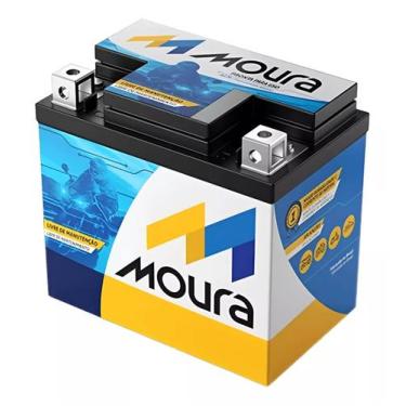 Imagem de Bateria moura ma5d 5ah Moto Pcx Titan Cg Fan Biz Bros Fazer 125 Twiste