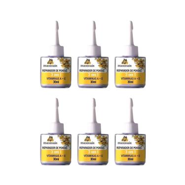 Imagem de Reparador De Pontas Maxihair 30Ml 3 Em 1 - Kit Com 6Un