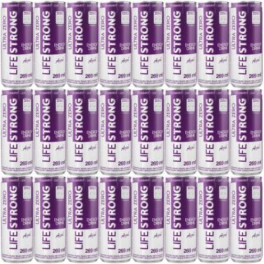 Imagem de Energético Life Strong Energy Drink 24 Unidades Sabor Açai