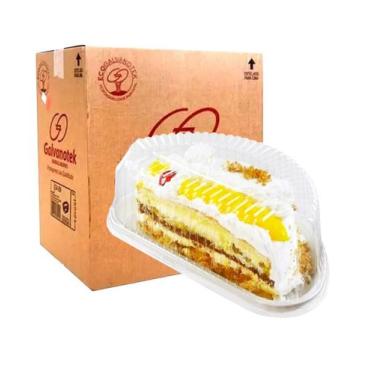 Imagem de Embalagem Para Meia Torta 1Kg Branca G-Mt Galvanotek C/100