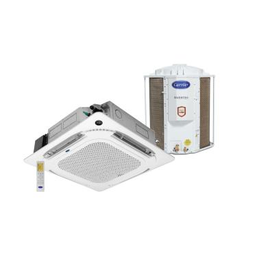 Imagem de Ar Condicionado Split Inverter Cassete 4 Vias Carrier Connect 48000 BTU/h Quente e Frio Monofásico 38CQVE48515MC – 220 Volts