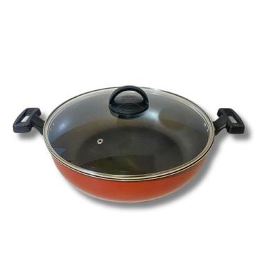 Imagem de Panela, Paellera, Frigideira Paella Wok 30 cm Antiaderente - Gal Alumí