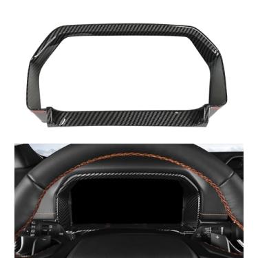 Imagem de Guarnição do painel do console central da tela compatível com Ford Ranger XL XLT Lariat Raptor SuperCrew Truck 2024 2025, acessórios adesivos de acabamento da moldura do painel do console central