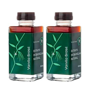 Imagem de Kit 2X: Extrato de Baunilha Natural Vanilla Brasil 60ml
