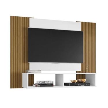 Imagem de Painel Sala Suspenso Navi Branco/Ripado - Bechara