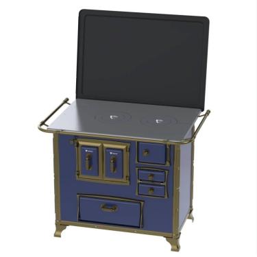 Imagem de Fogao a Lenha GII N 2 Renaissance Azul