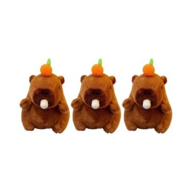 Imagem de Capivara de Pelúcia - Chaveiro com Cauda Balançando (1 a 20 Peças), Bo