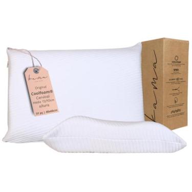 Imagem de Travesseiro viscoelástico cervical Premium Kama Original Coolfoam capa