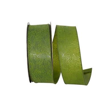 Imagem de Reliant Ribbon Fita de borda com fio em relevo em rolo de folha, musgo