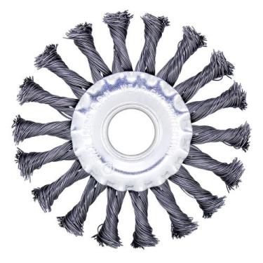 Imagem de Escova Aço Circular Trançada Inox Aeme 4.1/2X1/2X7/8 (115X12.7X22.22)