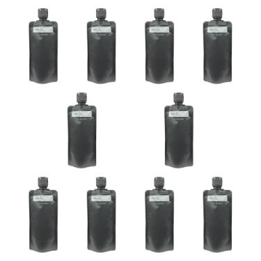 Imagem de Generic Bolsas de viagem de 10pcs para produtos de higiene pessoal recarregam bolsas de aperto vazias portáteis para lavagem do corpo Shampoo de bolsa de, Preto