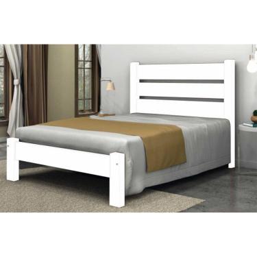 Imagem de Cama Queen Size Maiorca de Madeira Maciça Tauari