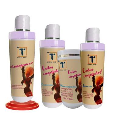 Imagem de Kit Transição Capilar  Desprogressiva 1L + Condicionador 1L + Máscara 