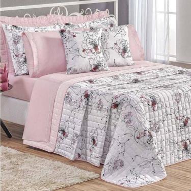 Imagem de Cobre Leito King Top Line Estampado 180 Fios 3 Peças - Malta - Casa Mo