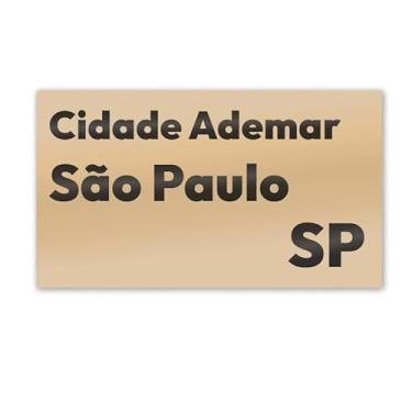 Imagem de Imã de Geladeira Cidade Ademar São Paulo MDF 7cm x 4cm