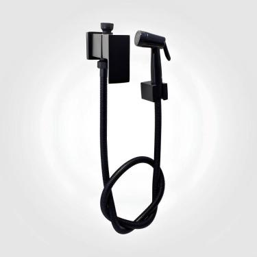 Imagem de Ducha Higiênica Com Derivação Flaunt Preto Fosco Perflex