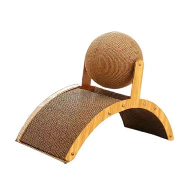 Imagem de Ｂｅｓｇａ Arranhador de para gatos, brinquedo interativo para proteção de móveis, arranhador de garra de com almofada de papelão para arranhar