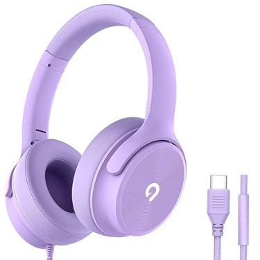 Imagem de ADOOPE Fones de ouvido sobre-auriculares USB C com fio, som estéreo Hi-Fi, fones de ouvido com isolamento de ruído, ajuste confortável para iPhone 15/16, Samsung Galaxy S24/S23, telefones e tablets