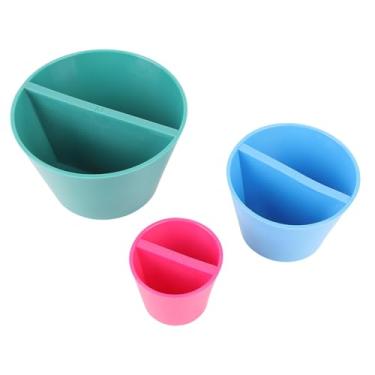 Imagem de Pssopp Ferramenta de Cerâmica de Cone de Aro de Aro 3PCS, Ferramenta de Corte de Argila de Argila de Aro de Cerâmica Multifuncional Plástico para Artesanato de Pintura de Cerâmica para