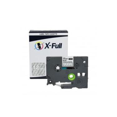 Imagem de Fita Strong Compatível Brother Tz 135 Incolor Letra Branca 12mm - X-Fu