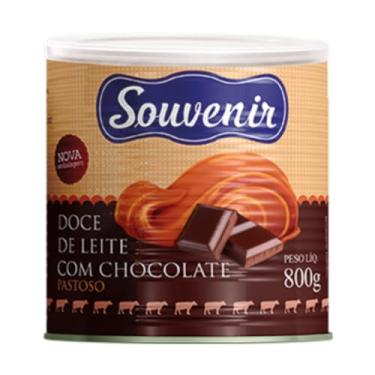Imagem de Doce de Leite Mineiro Souvenir Lata 800g Sem Amido Doce Puro (Cacau)