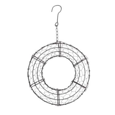 Imagem de PRETYZOOM Gancho de guirlanda de arame redondo para vasos suculentos, moldura de ferro, para decoração de jardim e uso interno e externo