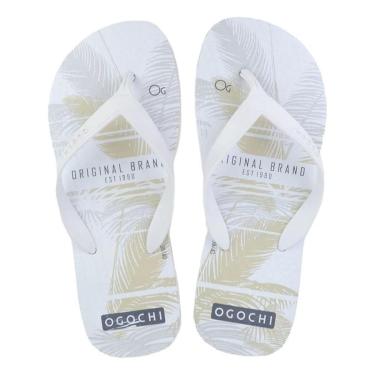 Imagem de Chinelo infantil Menino Ogochi 0485260028697 Branco-Masculino