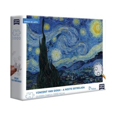 Imagem de Quebra-cabeça 1000 Peças Vincent Van Gogh - A Noite Estrelada Game Off