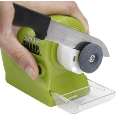 Imagem de Afiador De Facas E Tesoura Amolador De Ferramentas Brocas Profissional Manual Portátil