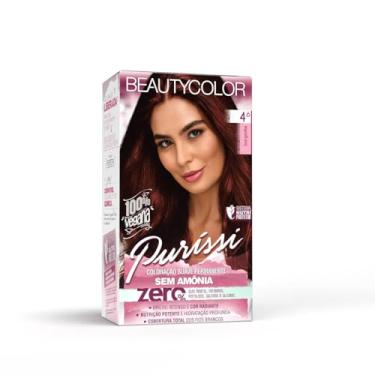 Imagem de Coloração Kit BEAUTYCOLOR Puríssi Sem Amônia - 4.6 Borgonha