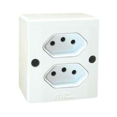 Imagem de Conjunto 2 Tomadas 3p 10a - Sistema X - Mectronic