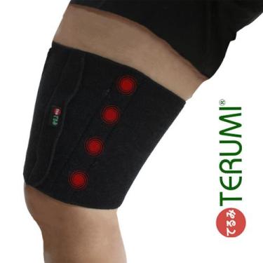 Imagem de Coxal Magnético Neoprene Preto G Bilateral - Terumi