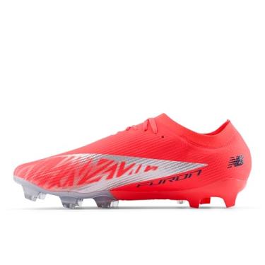 Imagem de New Balance Tênis de futebol unissex Furon Team Fg V8, Energy Red/Nb Navy/Light Cyclone, 10 Wide Women/8.5 Men