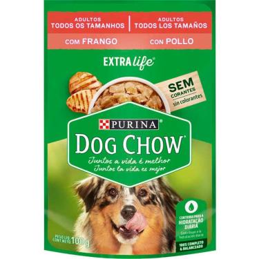 Imagem de Dog Chow Sache Ad. Frango e Arroz 100 g
